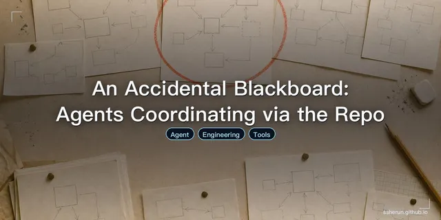 An Accidental Blackboard: Agents Coordinating via the Repo