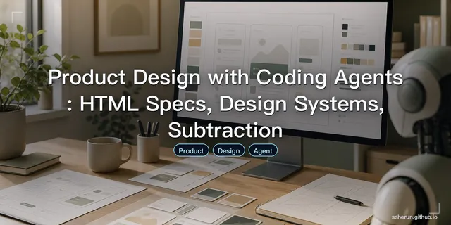 Product Design with Coding Agents: HTML Specs, Design Systems, Subtraction