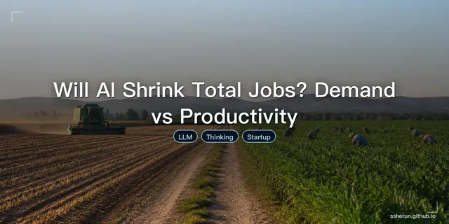 Will AI Shrink Total Jobs? Demand vs Productivity