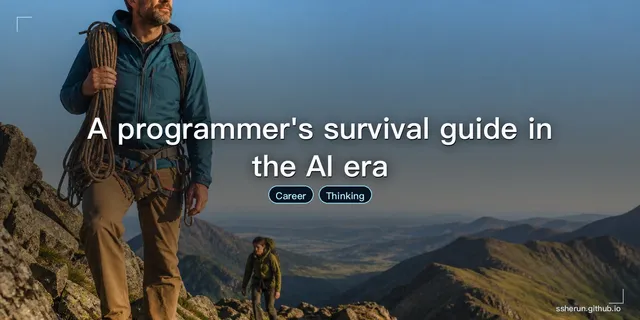 A programmer's survival guide in the AI era