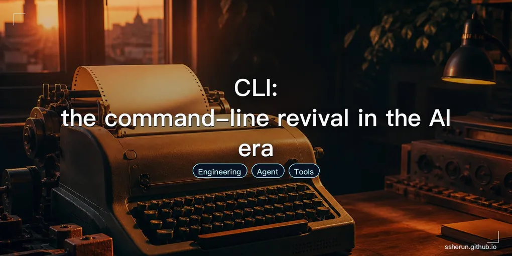 Cover image for “CLI: the command-line revival in the AI era”