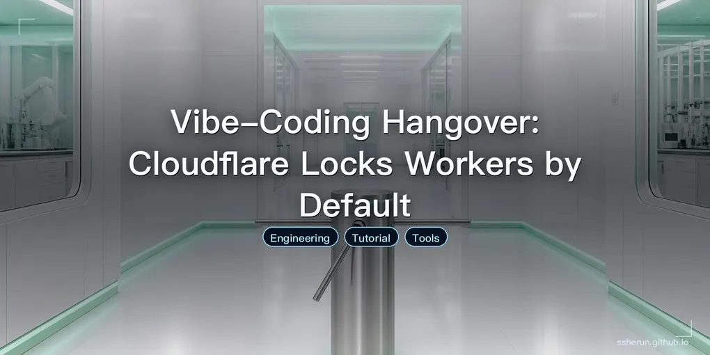 Cover image for “Vibe-Coding Hangover: Cloudflare Locks Workers by Default”