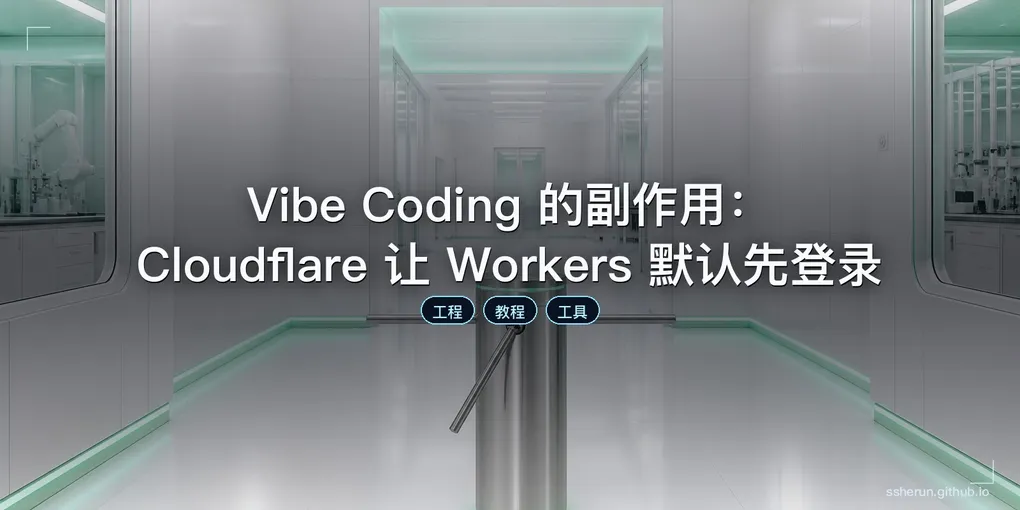 「Vibe Coding 的副作用：Cloudflare 让 Workers 默认先登录」封面图