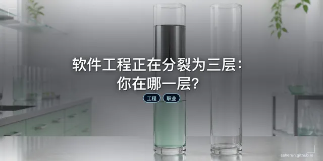 软件工程正在分裂为三层：你在哪一层？