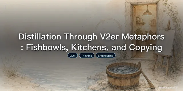 Distillation Through V2er Metaphors: Fishbowls, Kitchens, and Copying