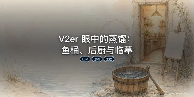 V2er 眼中的蒸馏：鱼桶、后厨与临摹