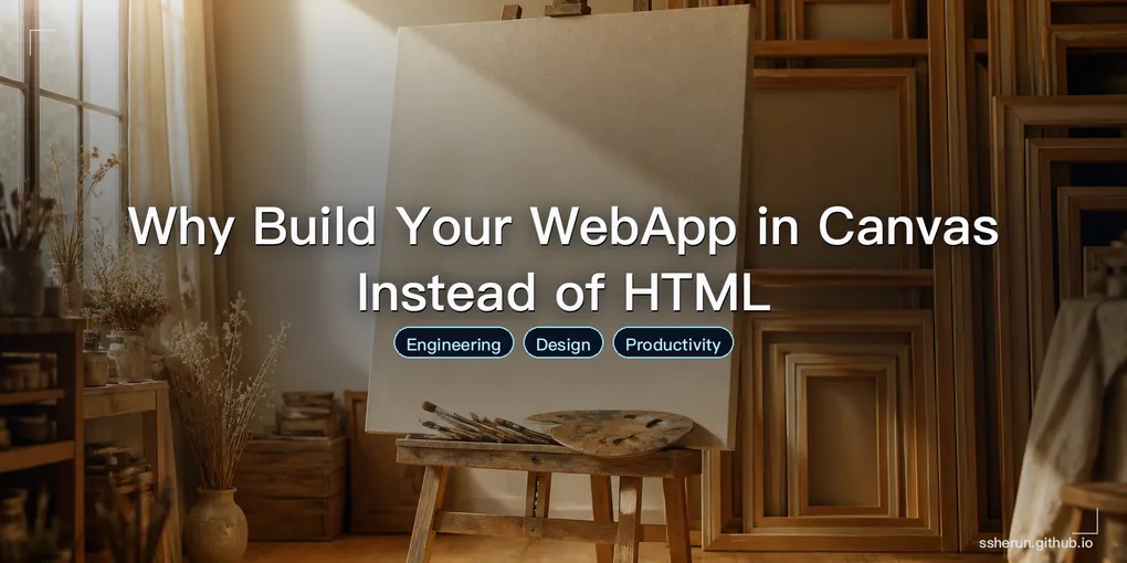 Cover image for “Why Build Your WebApp in Canvas Instead of HTML”