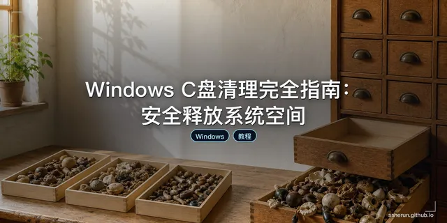 Windows C盘清理完全指南：安全释放系统空间